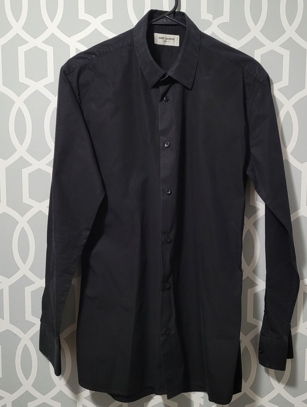 Saint Laurent Black Shirt Uniforms Size 40